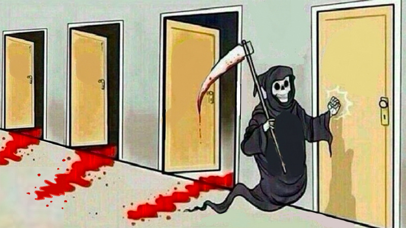 Death Knocking At Door Meme Template