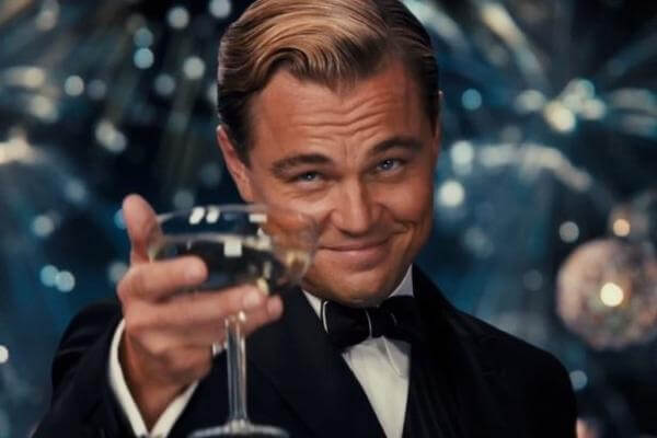 DiCaprio Cheers Meme Template