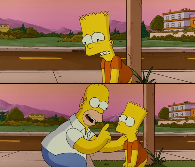 Homer Advice Meme Template