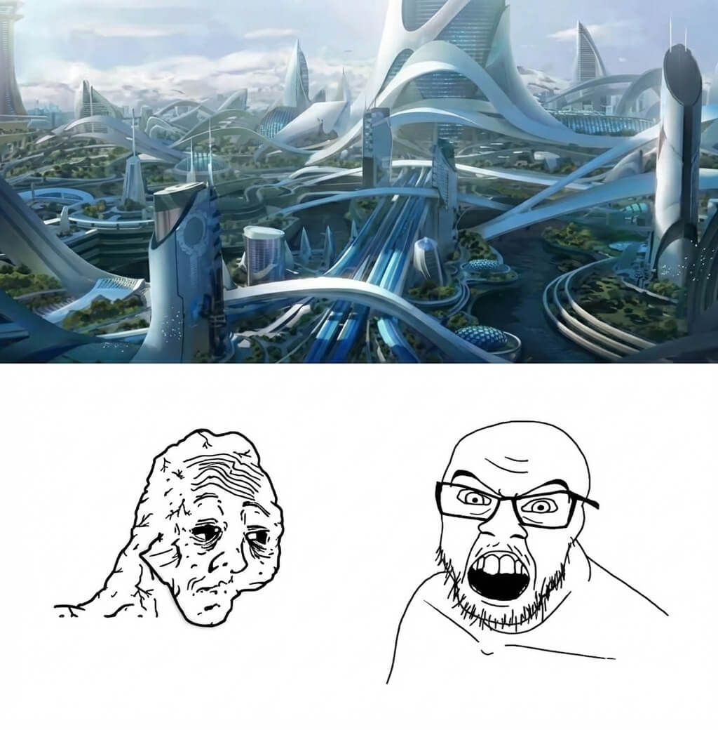 How I Imagined The Future Vs Meme Template