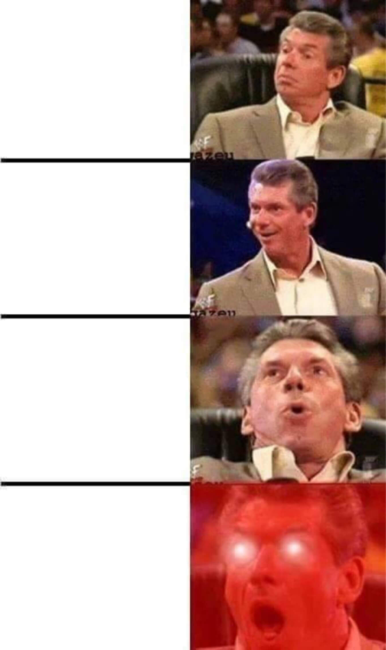 Reaction with Glowing Eyes Meme Template