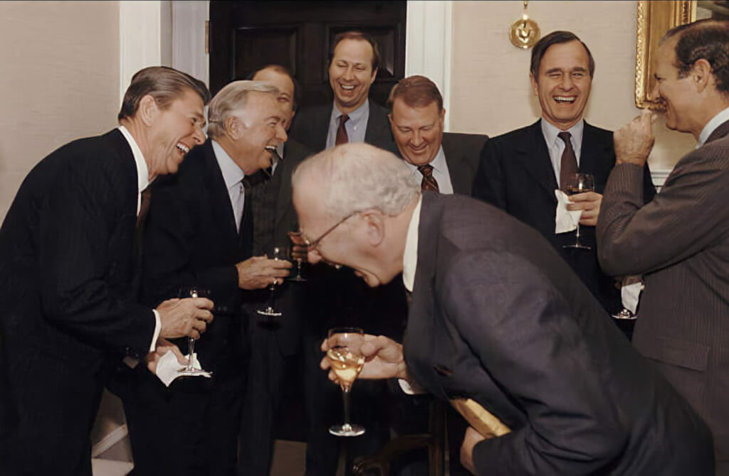 Rich People Laughing Meme Template