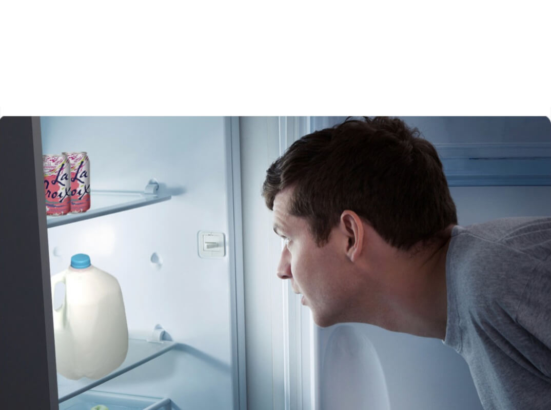 Staring At Fridge Meme Template
